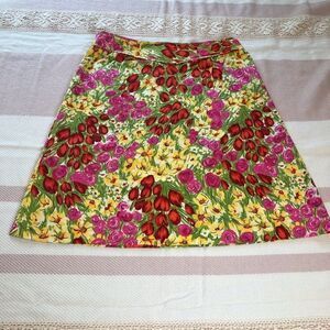 Grace Dane Lewis Cotton Spandex Blend Floral Skirt Size 8